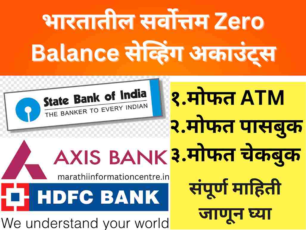 भारतातील सर्वोत्तम Zero Balance सेव्हिंग ac