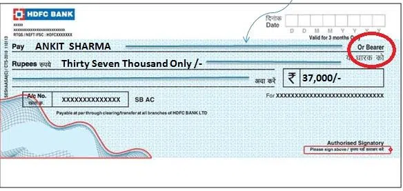 Types of Cheques